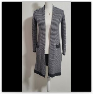 The Cashmere project sweater 100% Cashmere long open cardigan with pockets